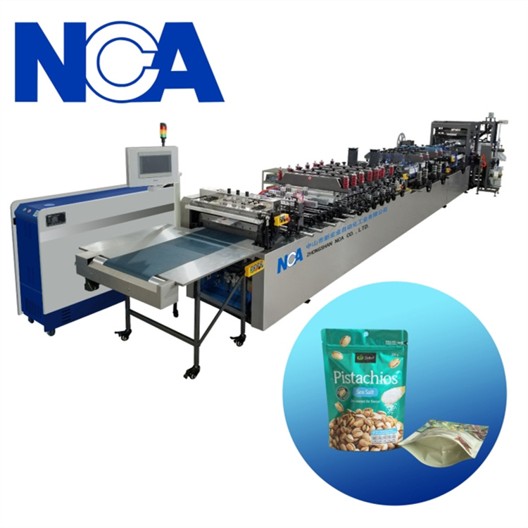 NCA600SZL 三邊封、自立、拉鏈袋制袋機